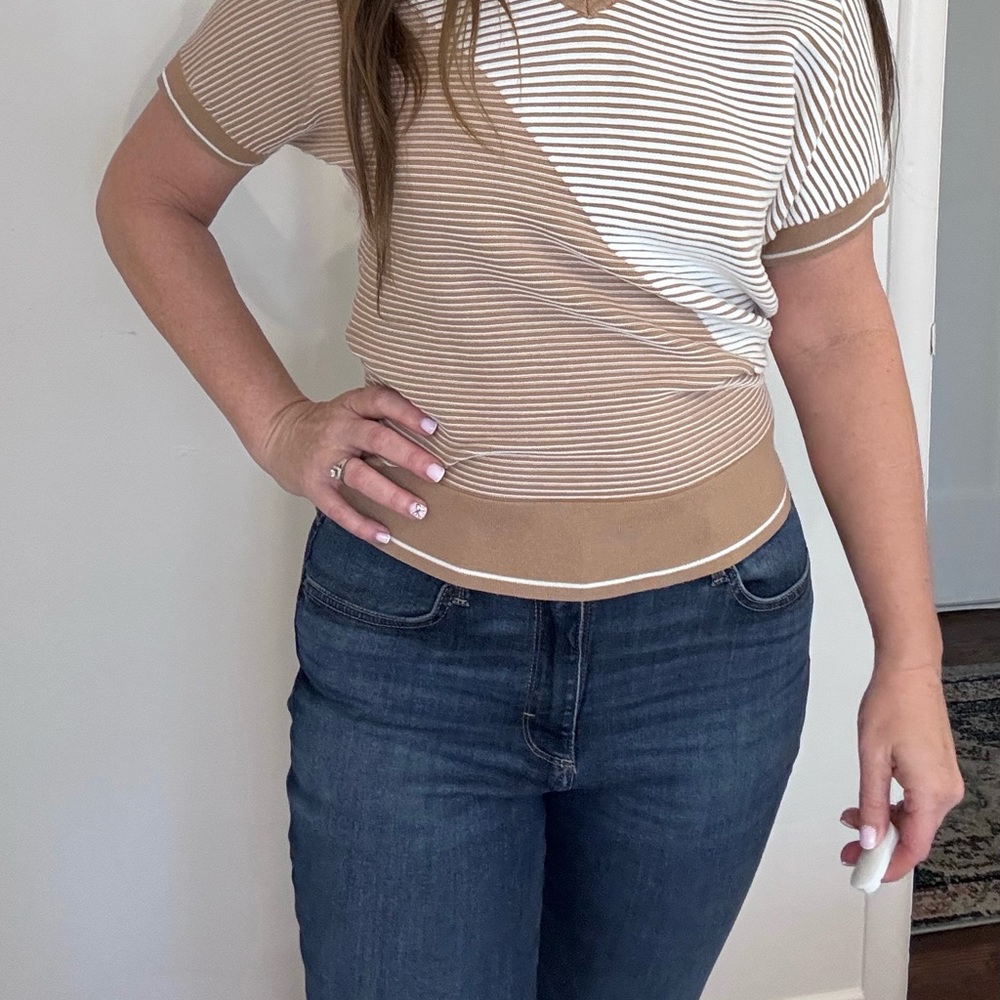 Rio & Rian Asymmetrical Knit Sweater – Women’s Large